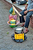 Street seller in Phnom Penh